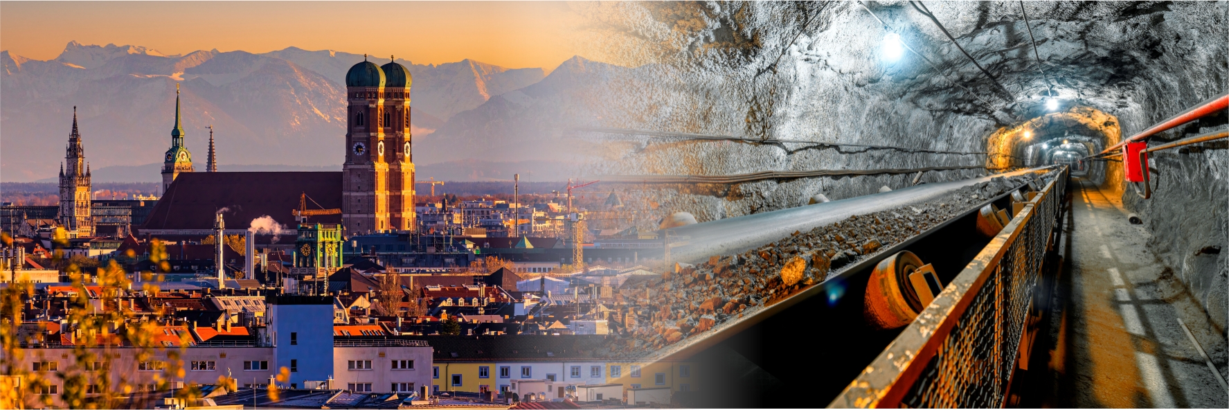 München und Bergbau-Tunnel